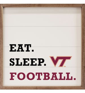 Eat Sleep Football Virginia Tech